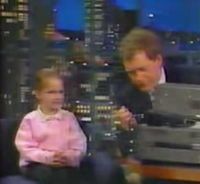 Six year old ham on Letterman