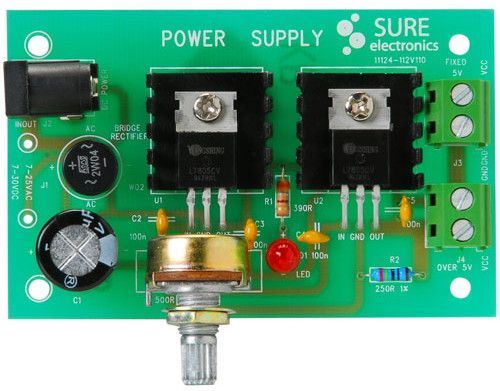 Sure PS-LP11111 5~16 VDC Linear DC Voltage Power Supply Kit  