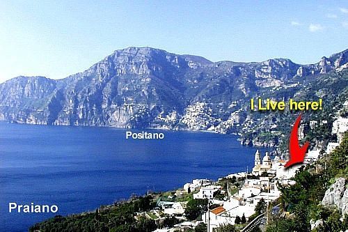 Marco, IZ8LJZ lives in Praiano, on the beautiful Amalfi Coast.